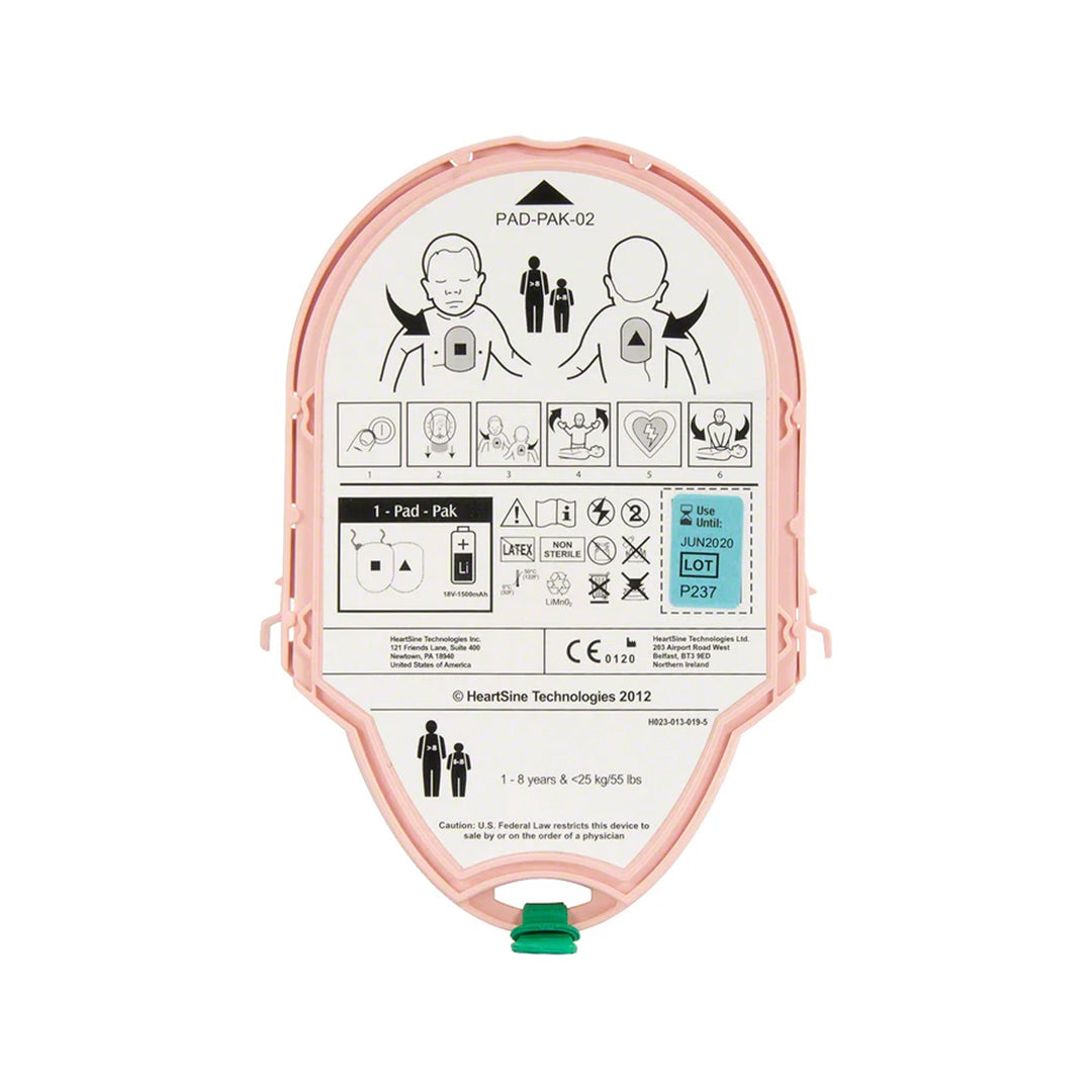 HeartSine Samaritan Pad-Pak Pediatric Adult Pads